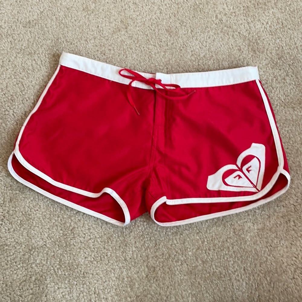 Red ROXY shorts